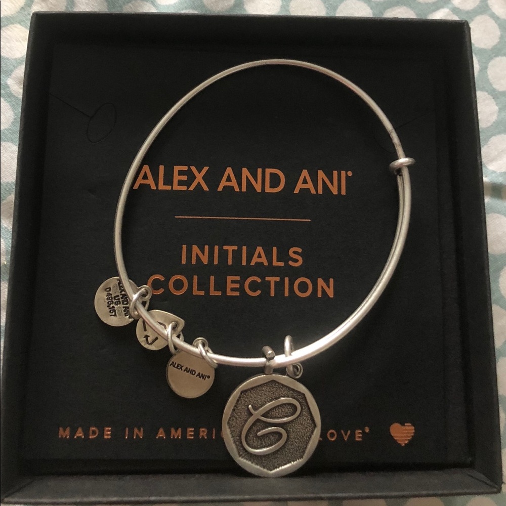 Alex and Ani Initial “C” bracelet